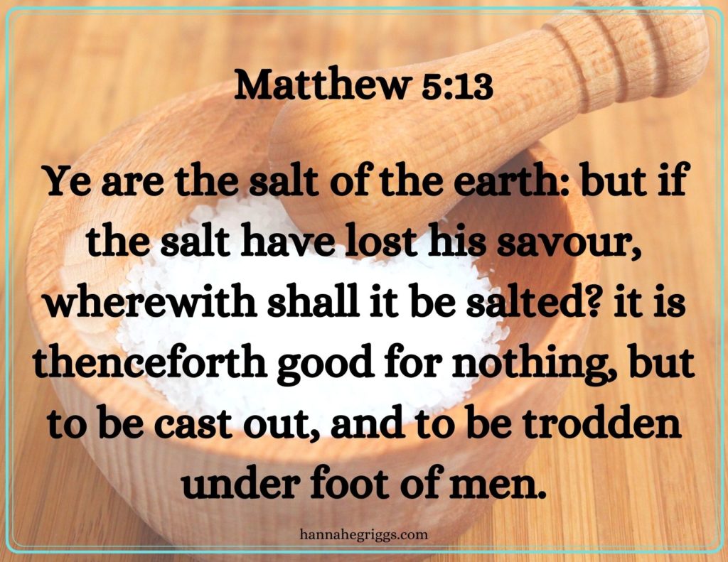 salt in a wooden bowl | matthew 5:13